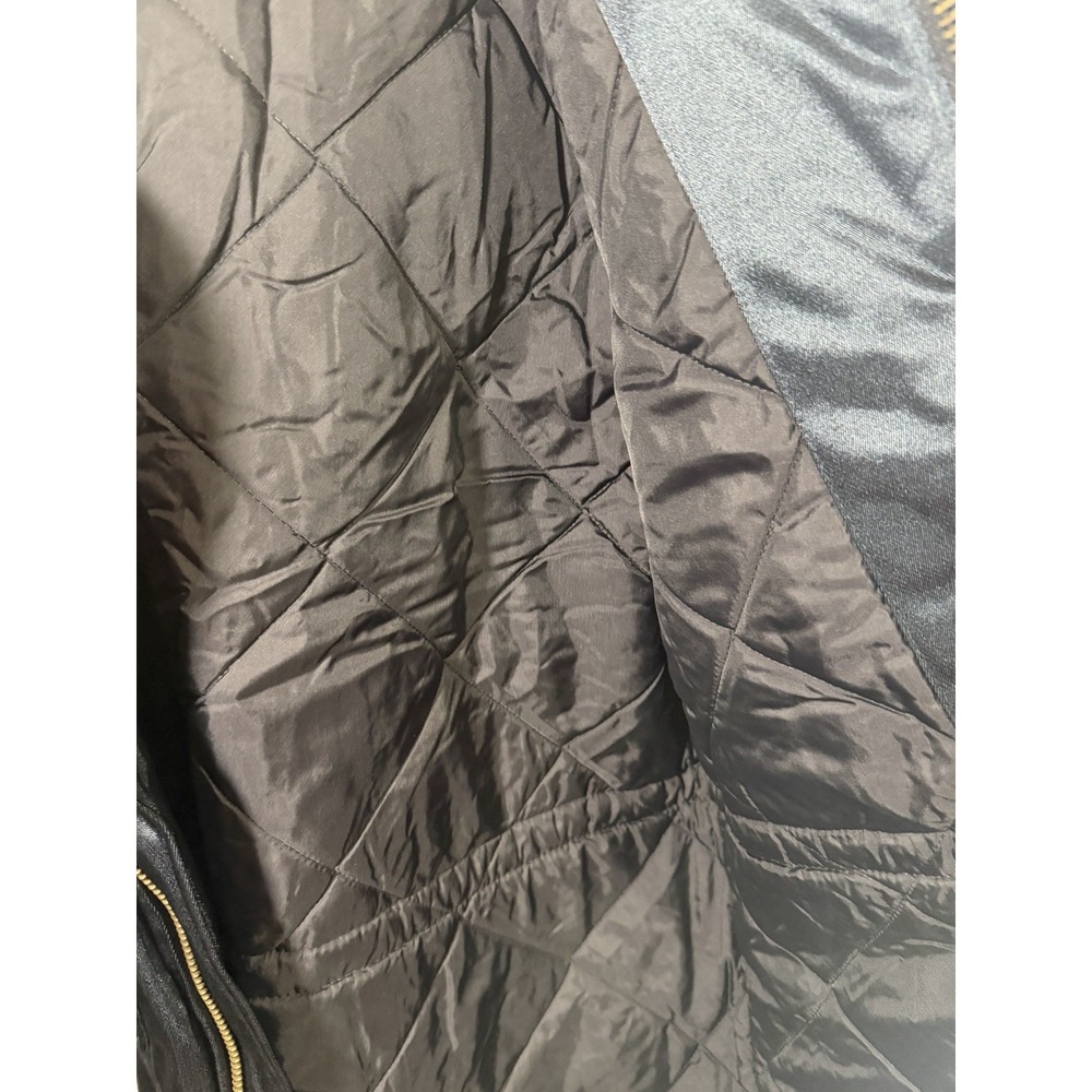 Spiewak USA Made Jacket Mens Medium Black Hooded Military Parka Quilted Lined - Picture 9 of 11